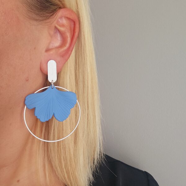 Classy Flower - Light blue silver