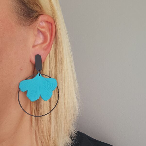 Classy Flower - Turquoise black