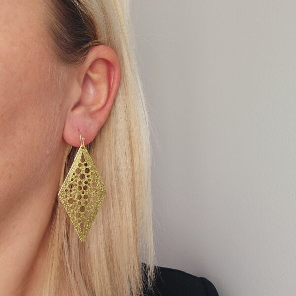 Hooks rhombus bubble - Gold