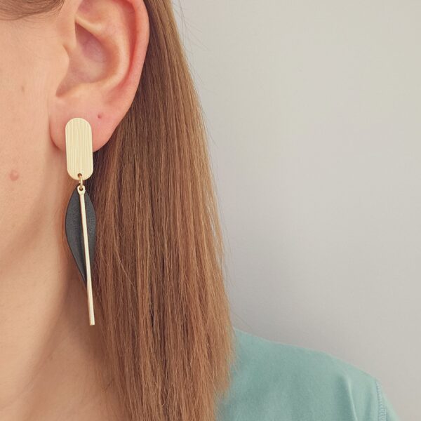 Elegant long - Gold & Black