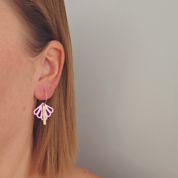 Little shell hoops - Pink
