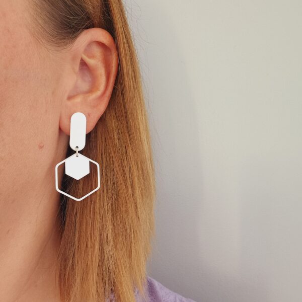 Double hexagon - Silver
