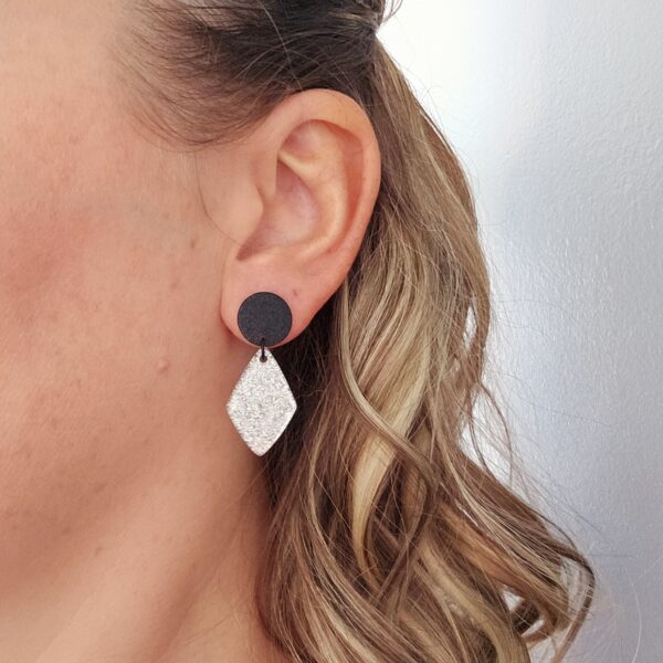 Glitter Square - Silver