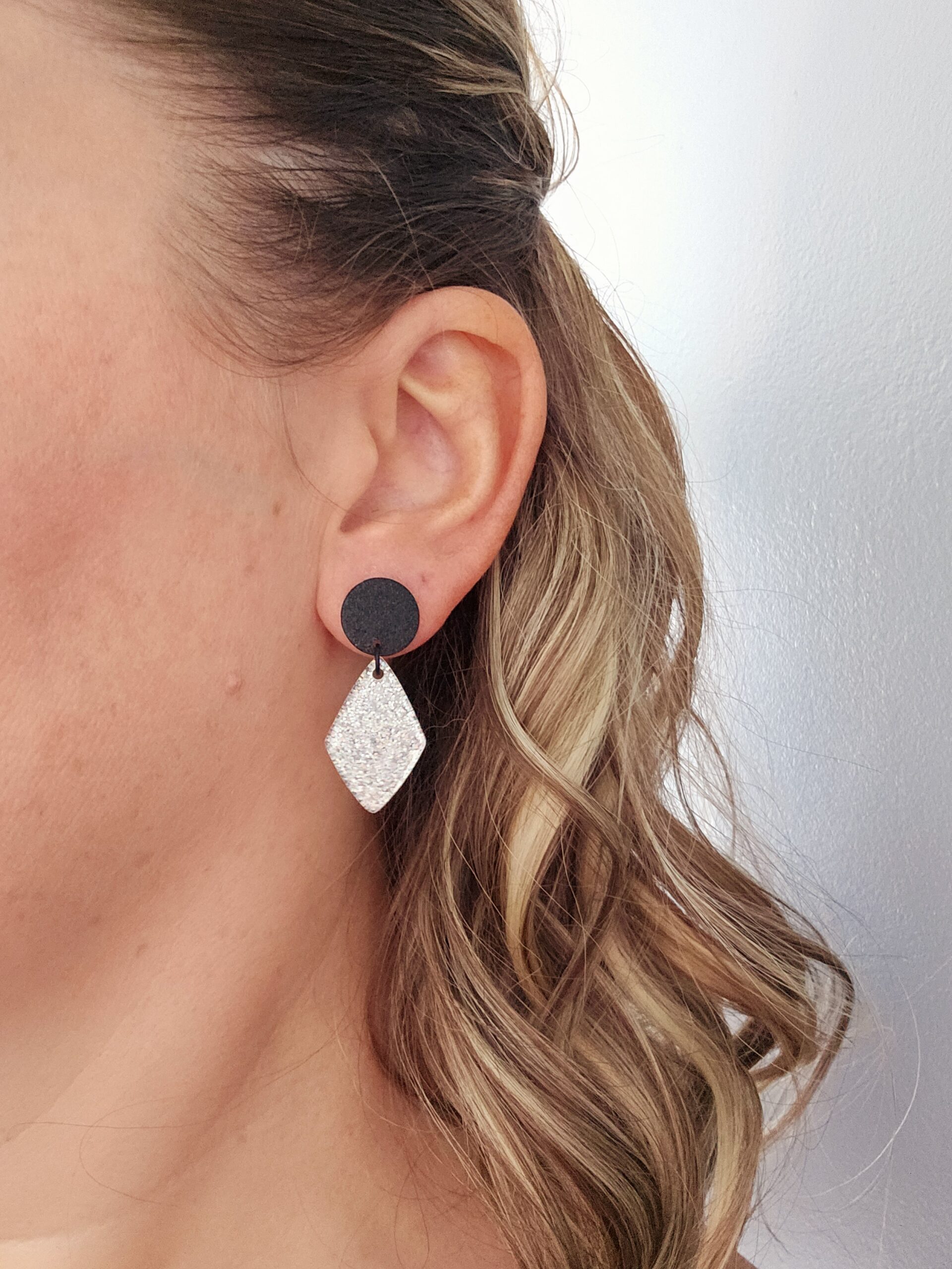 Glitter Square - Silver - Image 2